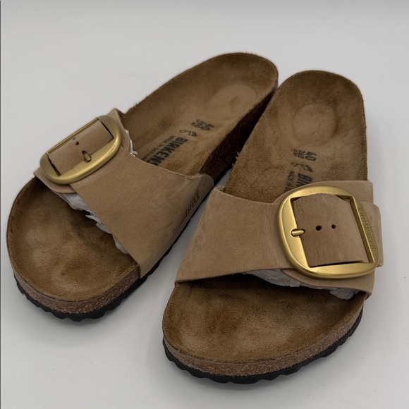 Birkenstock Shoes - Birkenstock Madrid Big Buckle Sandals, sandcastle